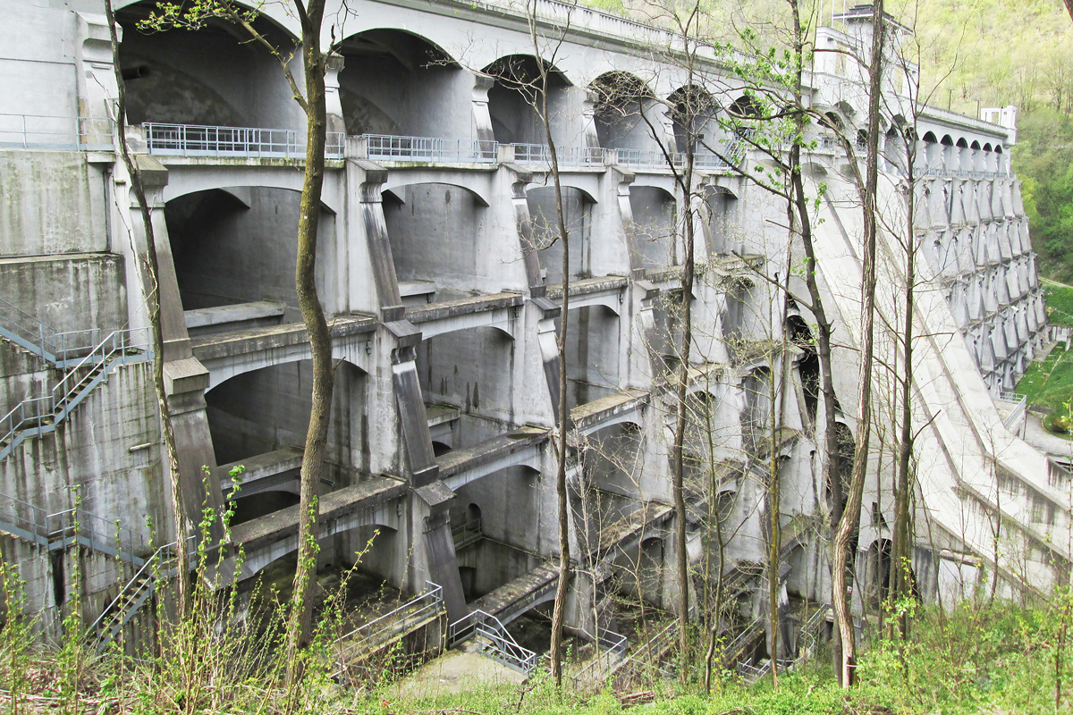 struttura della Diga del Molato