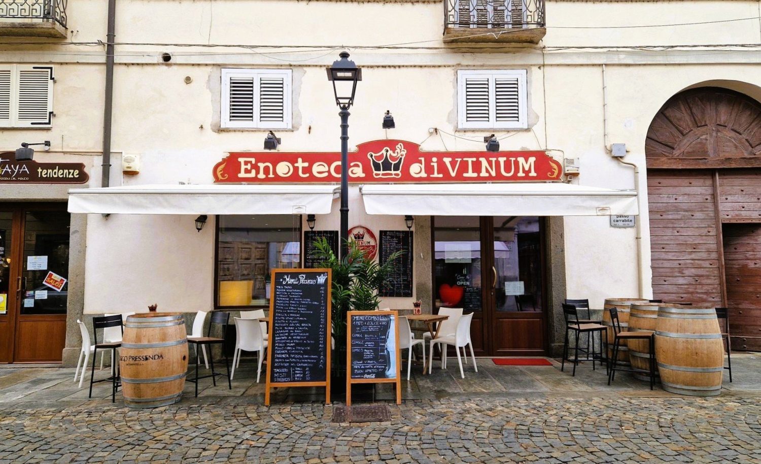 Dove si trova l'Enoteca Divinum a Venaria Reale