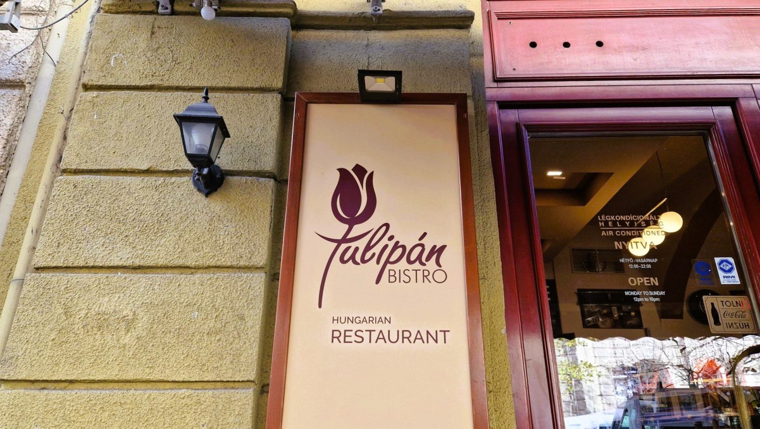 Dove si trova il Tulipan Bistro a Budapest